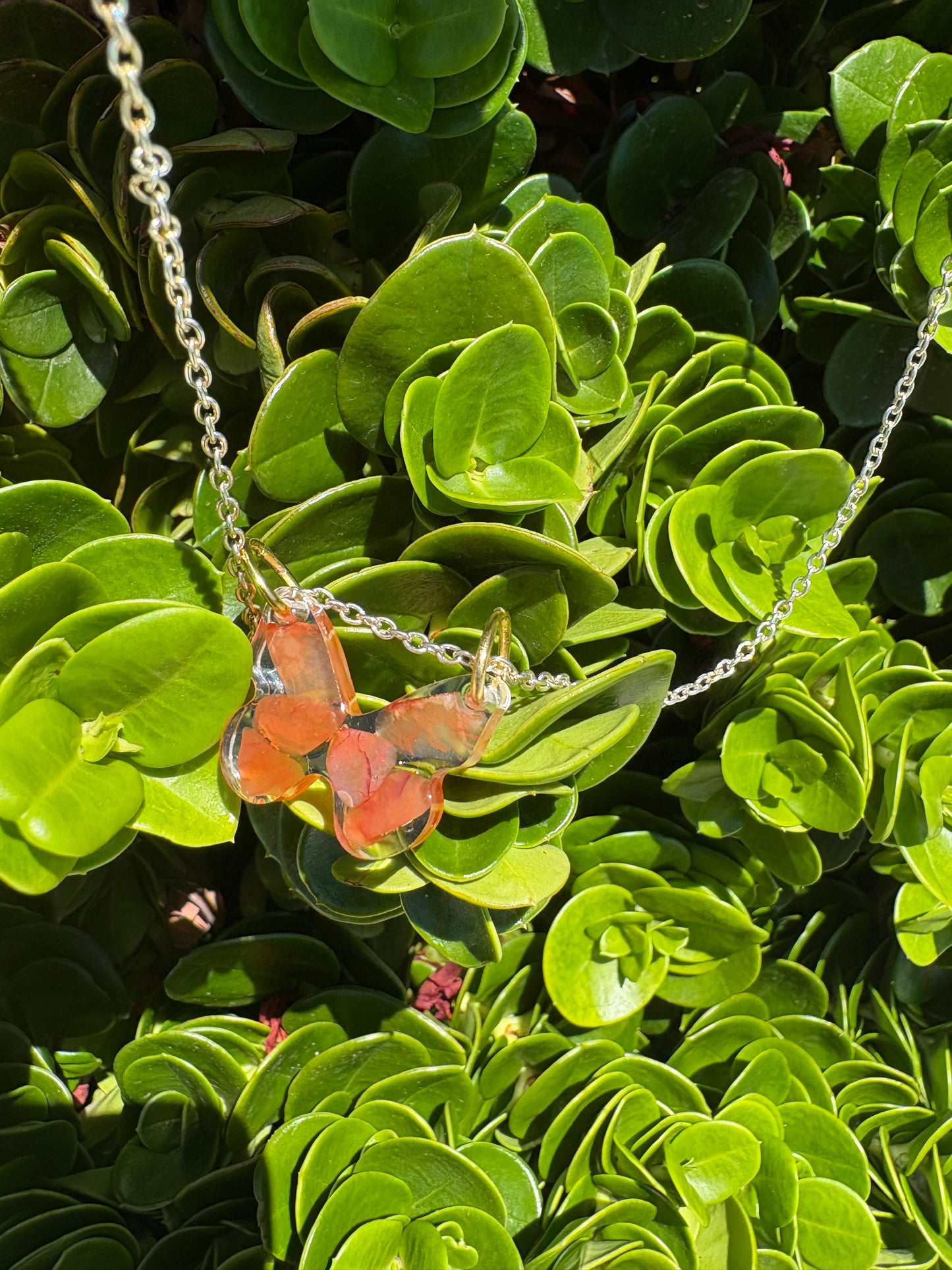 Carnelian Butterfly Necklace