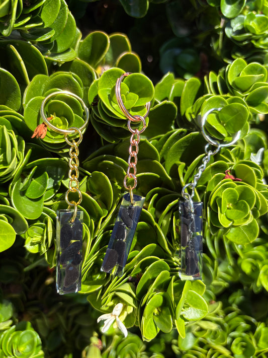 Obsidian Bar Keychain