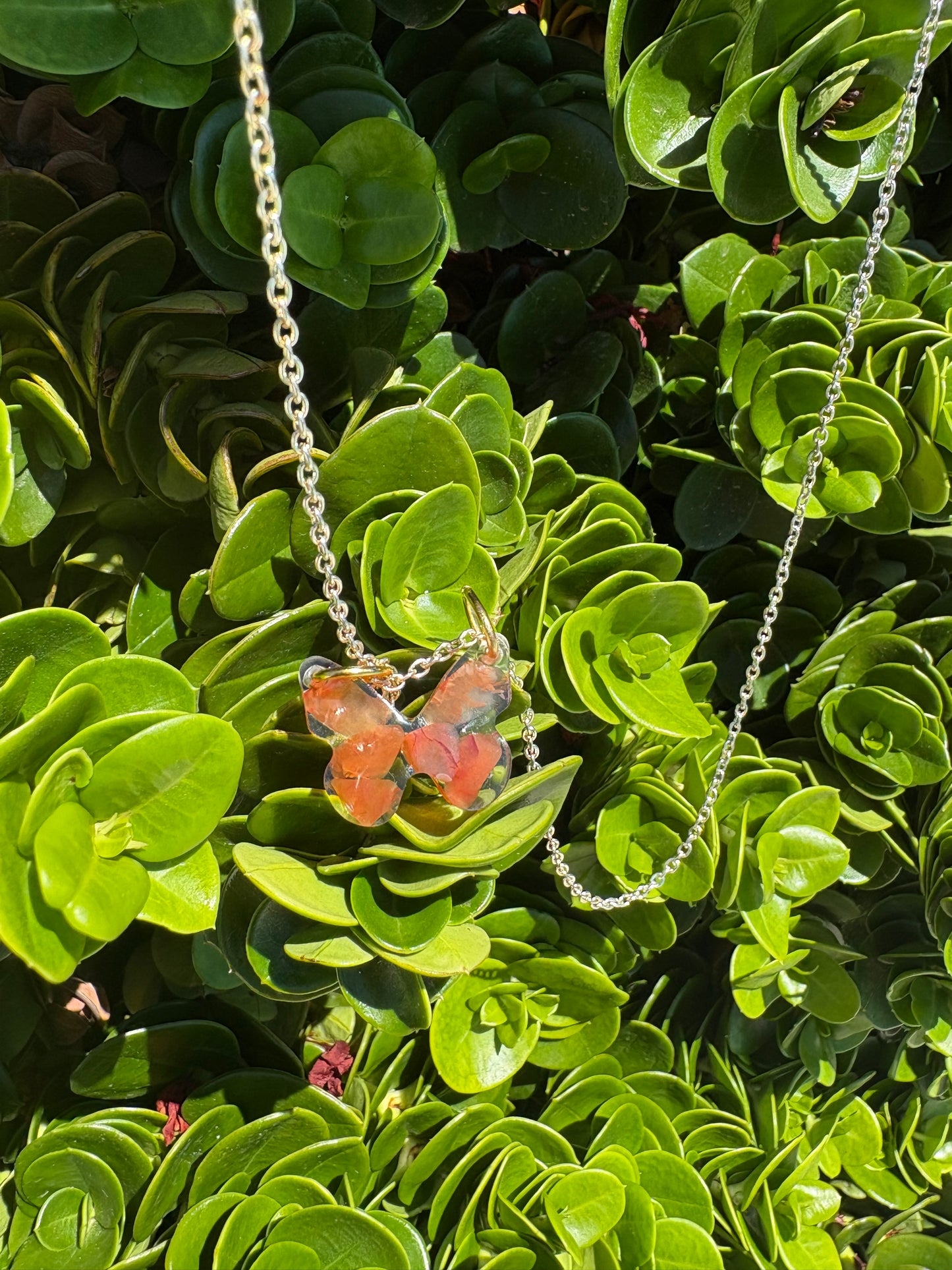 Carnelian Butterfly Necklace