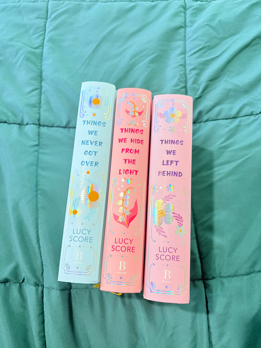 Lucy Score ; Knockemout Set🩵🩷💜