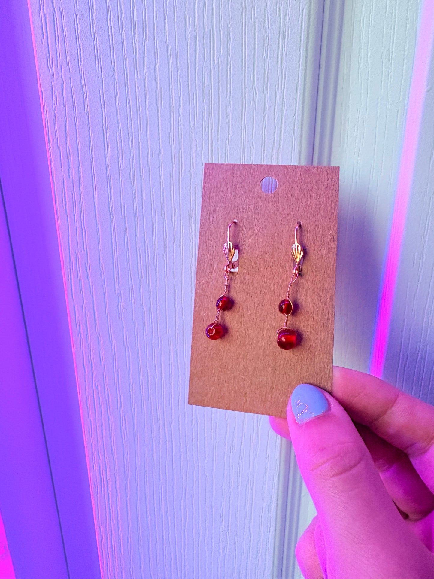 Cosmic 04: Blood Moon Earrings