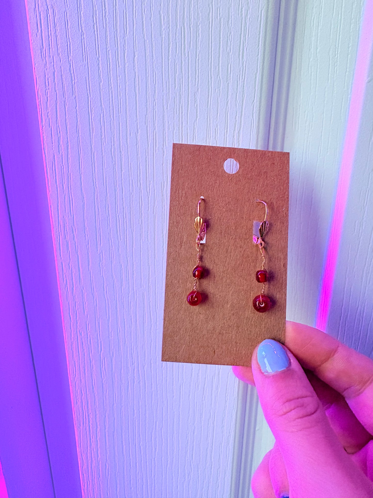 Cosmic 04: Blood Moon Earrings