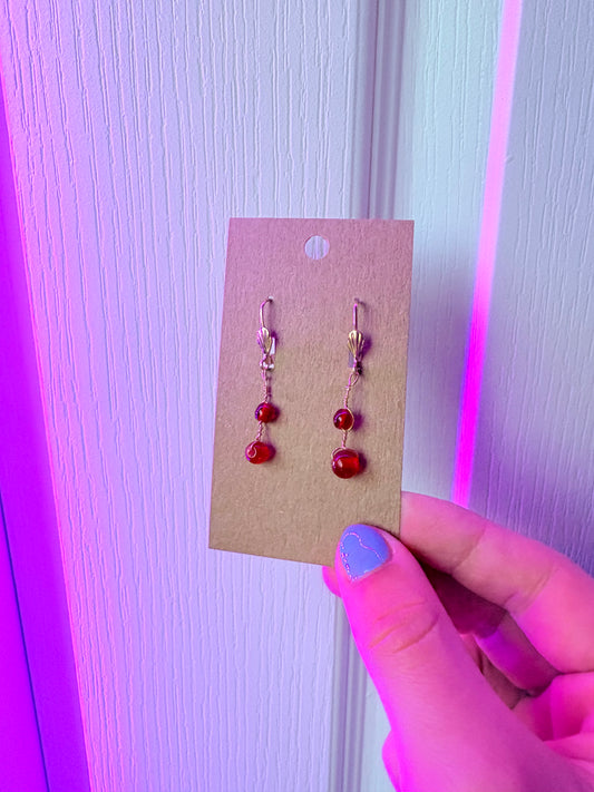Cosmic 04: Blood Moon Earrings
